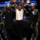 Haruomi Hosono (right) with Yellow Magic Orchestra in 2008. (Photo: Wikipedia/The_Junes)